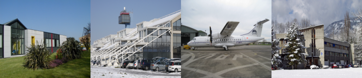 De gauche à droite : CMM, CNRM (photo P. Pichard) , CAM et CEN